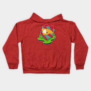 Hamster Christmas Package Kids Hoodie